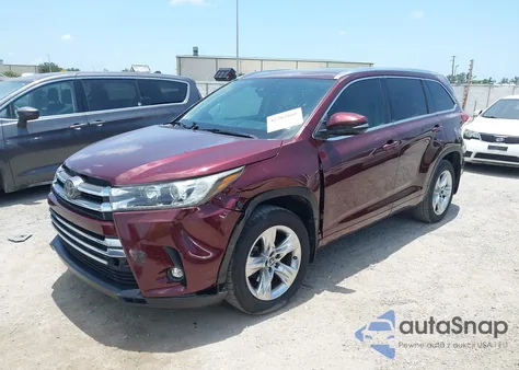 2019 Toyota Highlander Limited z USA, uszkodzony, nr VIN 5TDDZRFH0KS972092